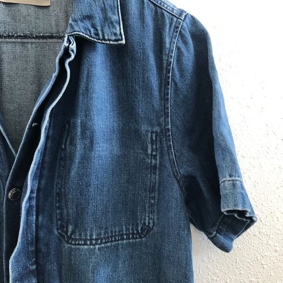 EVERLANE The Supersoft Jean Coverall Size 10 - Picture 7 of 9